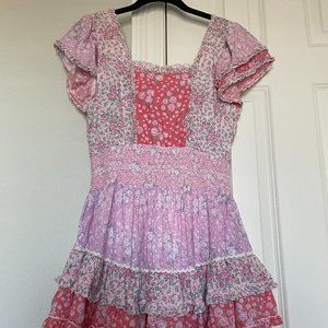 LoveShackFancy Stanton Patchwork Dress Size M